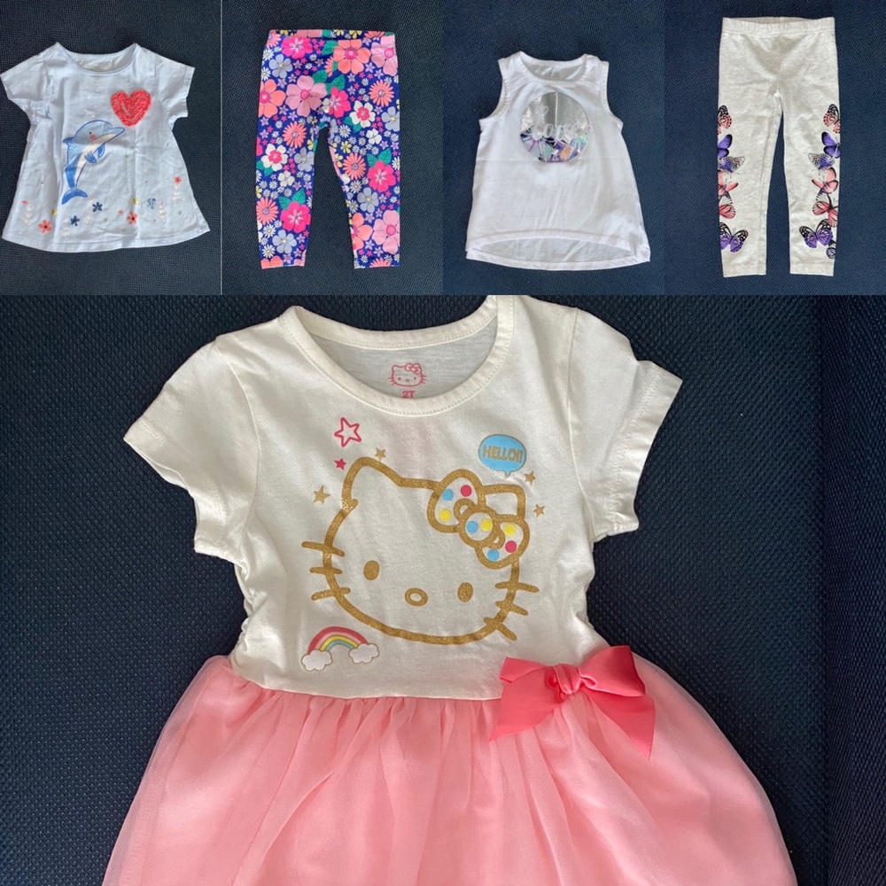 2T/24m girl summer clothes bundle